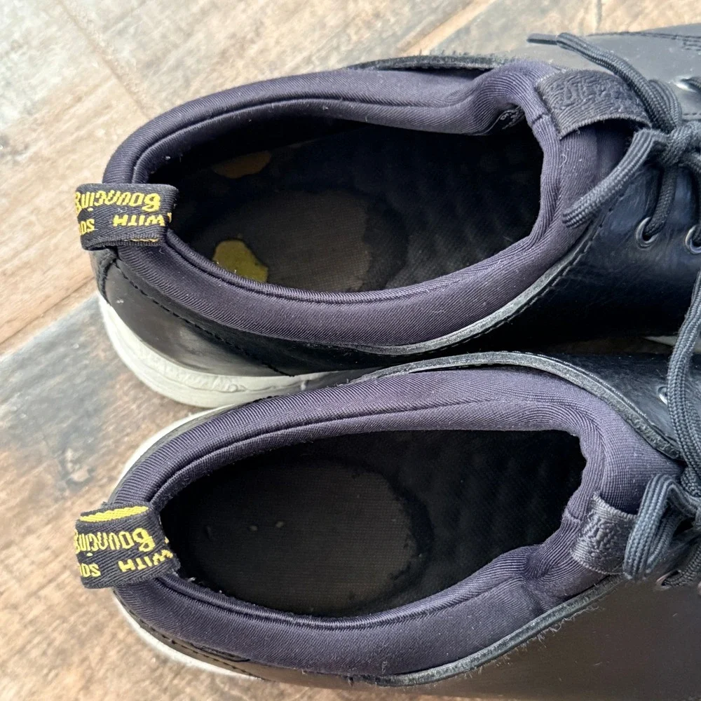 Dr. Martens Mens Solaris Leather Low Top Sneakers,‎ Black, 11